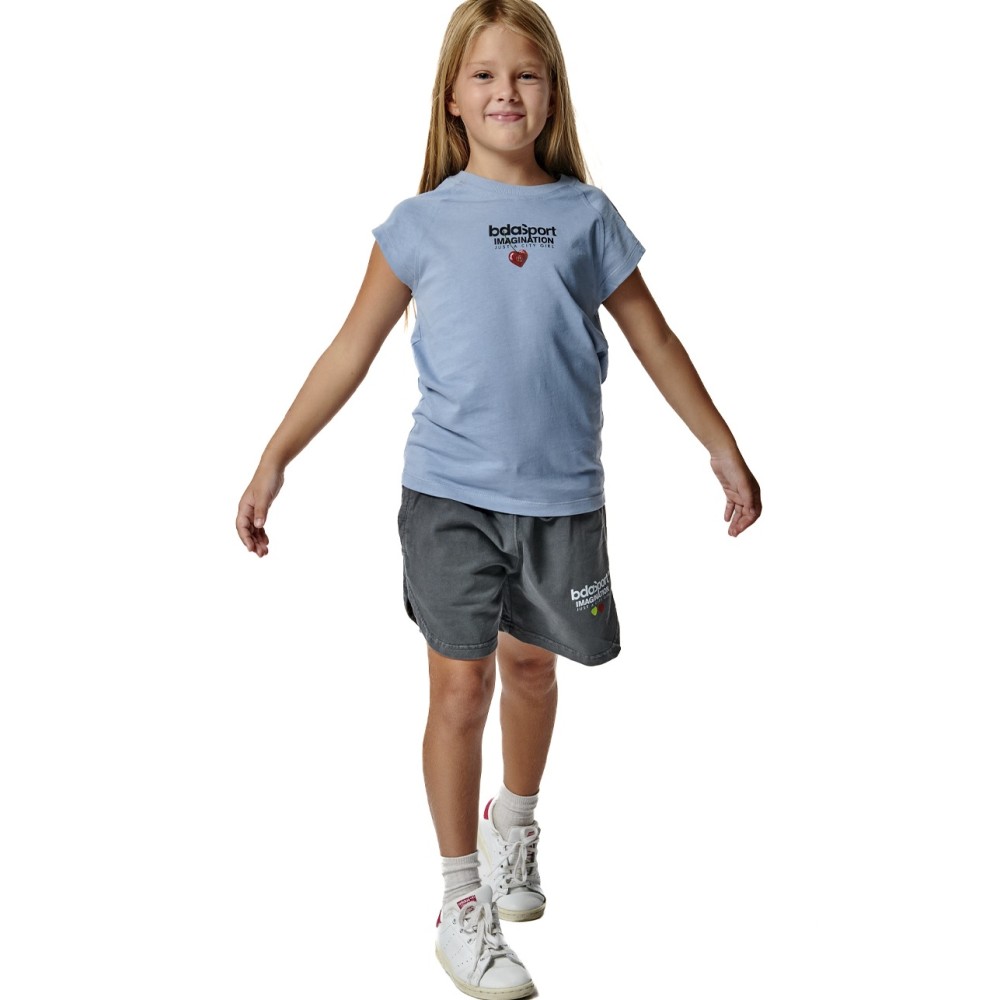 Παιδική Βερμούδα Body Action Girl's Natural Dye Shorts 032505-01 (Black)