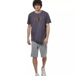 Ανδρική Βερμούδα Body Action Men's Essentials French Terry Shorts 033516-03 (Silver Grey)