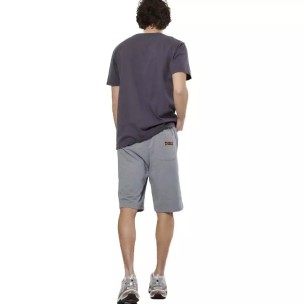Ανδρική Βερμούδα Body Action Men's Essentials French Terry Shorts 033516-03 (Silver Grey)