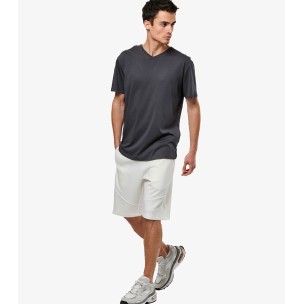 Ανδρικό Σορτς Body Action Men's Tech Training Shorts 033527-03 (White Alyssum)