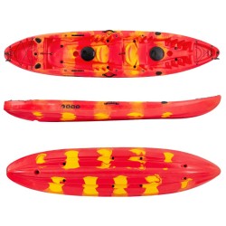 Θαλάσσιο Καγιάκ 2+1 θέσεων Sck Nereus HD (Κόκκινο-Κίτρινο)