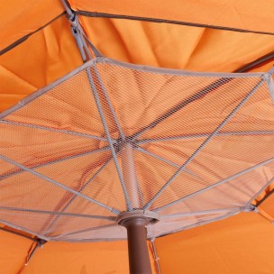 Ομπρέλα Παραλίας Αλουμινίου 2m PE 180gsm UPF50+ Πορτοκαλί Escape 12211