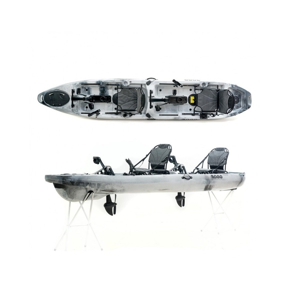 Διθέσιο Ποδηλατικό Kayak Ψαρέματος Sck Cyclo 2 (Άσπρο-Μαύρο)