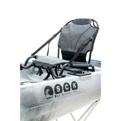 Διθέσιο Ποδηλατικό Kayak Ψαρέματος Sck Cyclo 2 (Άσπρο-Μαύρο)