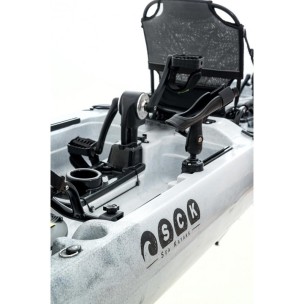 Διθέσιο Ποδηλατικό Kayak Ψαρέματος Sck Cyclo 2 (Άσπρο-Μαύρο)