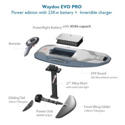 Ηλεκτρική Σανίδα eFoil Waydoo Evo Pro Power set