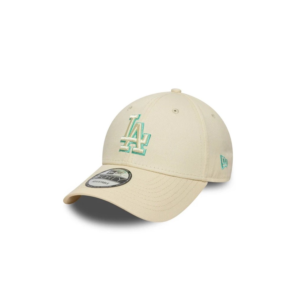 Αθλητικό Καπέλο LA Dodgers Team Outline Cream 9FORTY Adjustable Cap 60667394