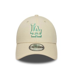 Αθλητικό Καπέλο LA Dodgers Team Outline Cream 9FORTY Adjustable Cap 60667394