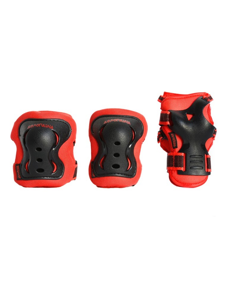 Σειρά Παιδικά Προστατευτικά Αθλοπαιδιά, Κόκκινο 003.10082/K (Medium)