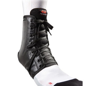 Επαγγελματική επιστραγαλίδα με κορδόνια/κόκκαλα από την McDavid (A101) Black