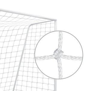 Δίχτυ Ποδοσφαίρου 11v11 Πλεκτό PE 3,5mm Amila 44905