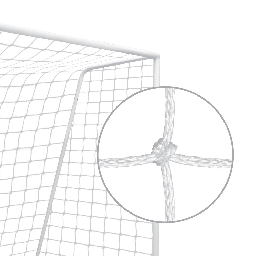 Δίχτυ Ποδοσφαίρου 11v11 Πλεκτό PE 3mm Amila 44906
