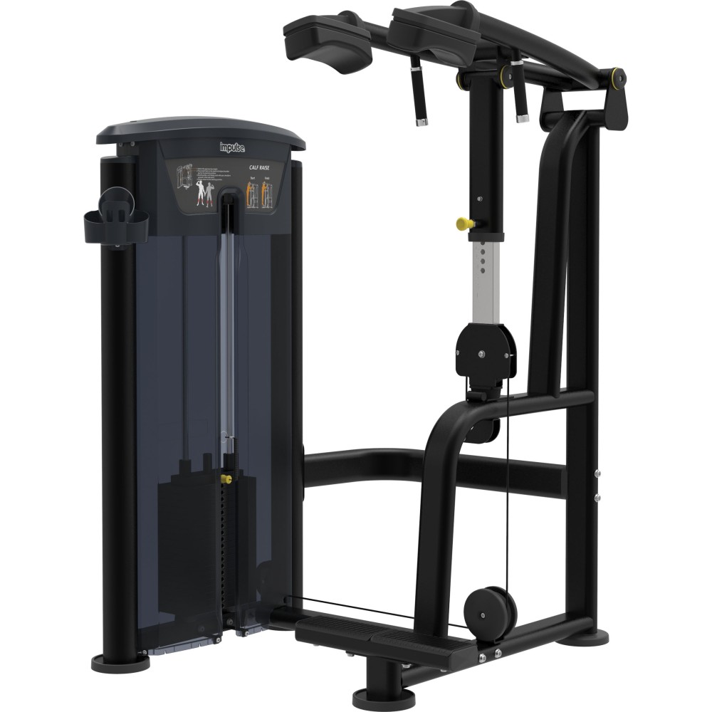Μηχάνημα Γαστροκνημίου Όρθιο Impulse Calf Raise IT9516 (Μαύρο)