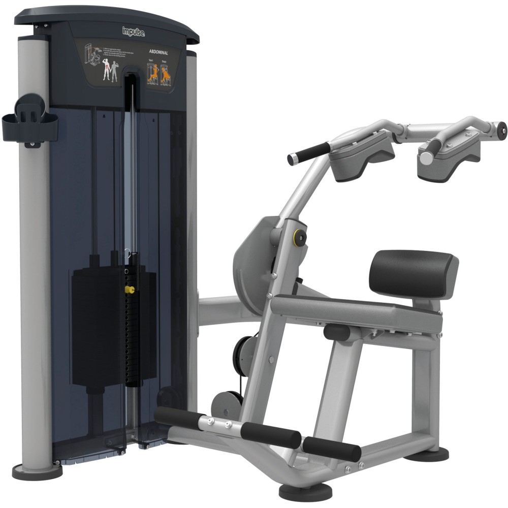 Μηχάνημα Κοιλιακών Impulse AB Machine IT9514 (Ασημί)