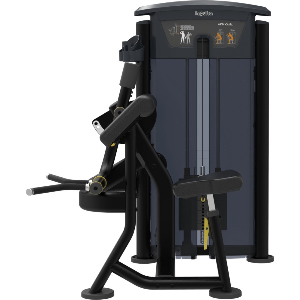Μηχάνημα Κάμψης Δικεφάλων Impulse Arm Curl IT9503 (Μαύρο)
