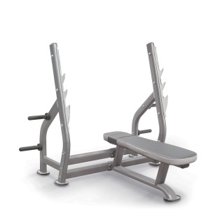 Πάγκος Οριζόντιος με Ορθοστάτες Impulse Flat Bench IT7014 (Ασημί)