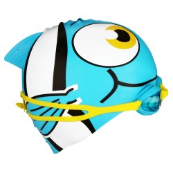 Σκουφάκι και Γυαλάκια κολύμβησης junior γαλάζιο 88DU BWZ