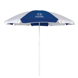 Ομπρέλα Παραλίας 2m 180gsm 8 Ακτίνες 4mm Μπλε/Λευκή Escape 12024