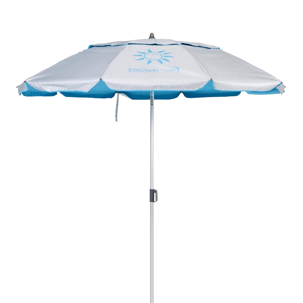 Ομπρέλα Παραλίας Αλουμινίου 2m PE 140gsm UPF 50+ Μπλε Escape 12205