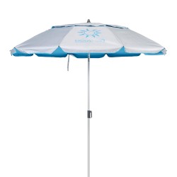 Ομπρέλα Παραλίας Αλουμινίου 2m PE 140gsm UPF 50+ Μπλε Escape 12205