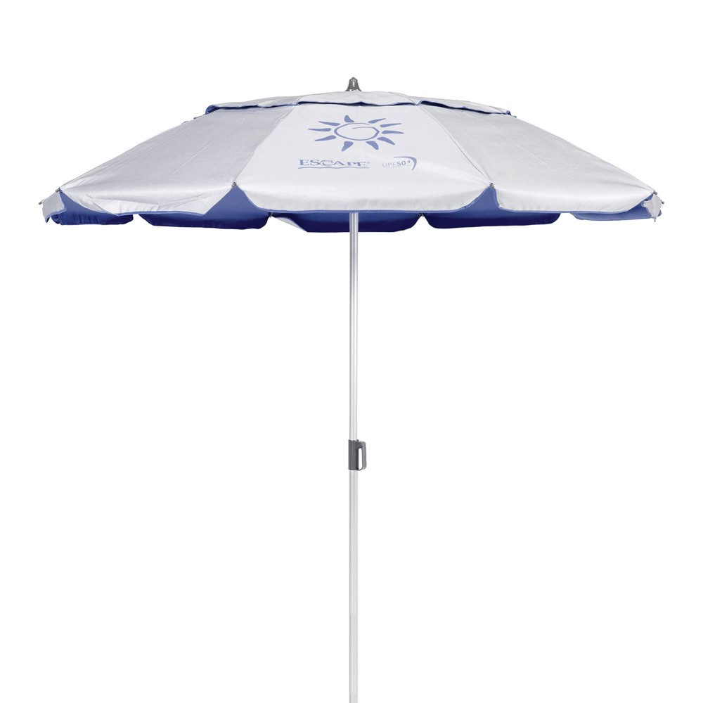 Ομπρέλα Παραλίας Αλουμινίου 2,2m Oxford 210D UPF50+ Μπλε Escape 12002