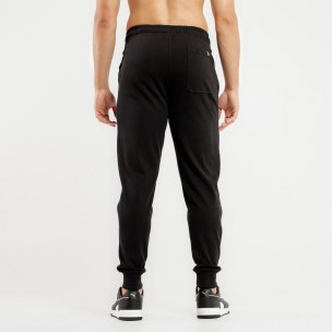 Ανδρικό Παντελόνι Φόρμας BeNation Essential Heavy Jersey Rib Hem Pants 02312502-01 (Black)