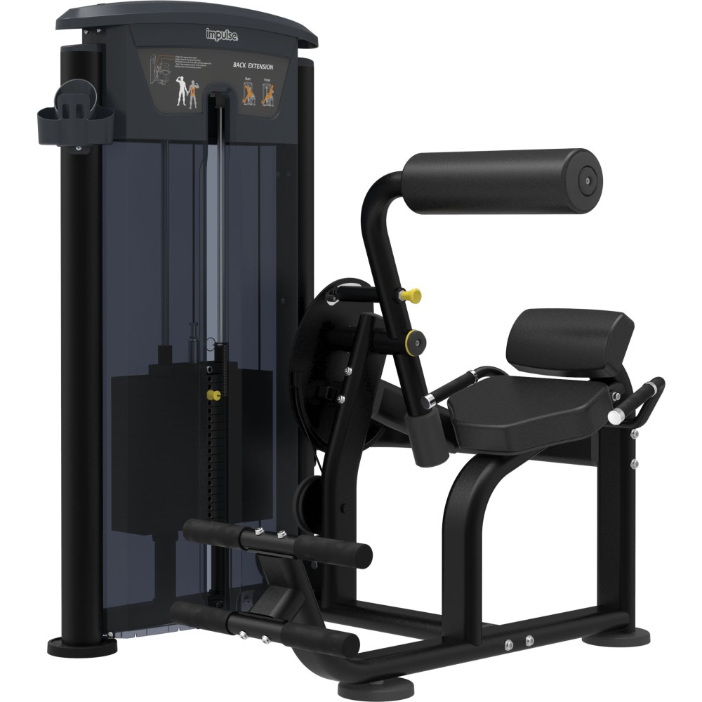 Μηχάνημα Έκτασης Πλάτης Impulse Back Extension IT9532 (Μαύρο)