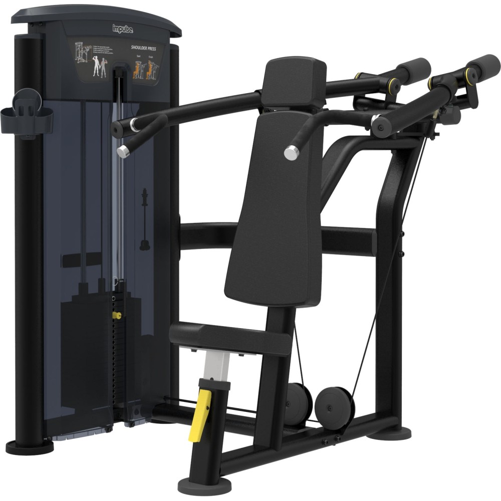 Μηχάνημα Πίεσης Ώμων Impulse Shoulder Press IT9512 (Mαύρο)