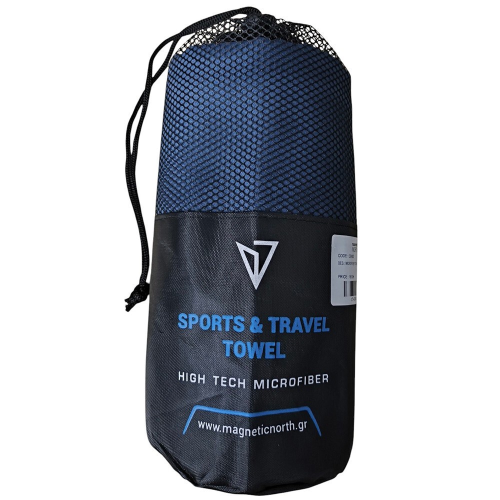Gym Towel Πετσέτα Προσώπου Microfiber Magnetic North C54001 Μπλε 60x90εκ.