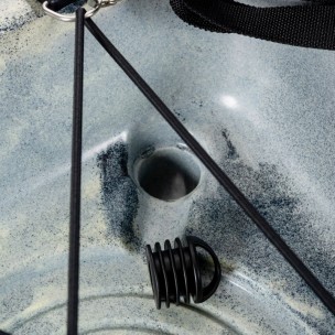 Μονοθέσιο Καγιάκ Ψαρέματος Sck Conger 295 (Γκρί Άμμος/Μαύρο)