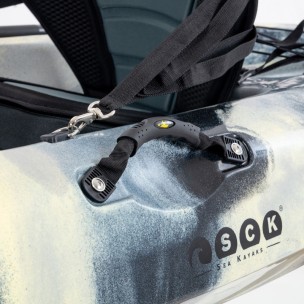 Μονοθέσιο Καγιάκ Ψαρέματος Sck Conger 295 (Γκρί Άμμος/Μαύρο)