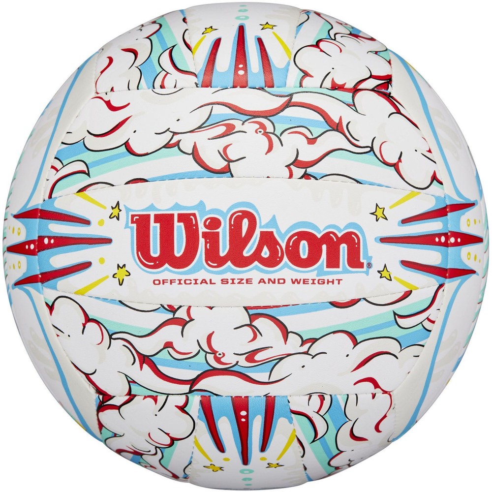 Μπάλα Beach Volley Wilson Graffiti Peace (White/Blue OF) WV4008302XBOF