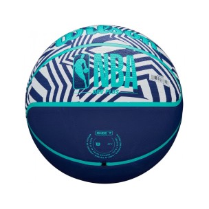 Μπάλα Μπάσκετ Wilson Nba Drv Plus Dazzle Camo BSKT Indigo WZ3016102XB7 (Size 7)