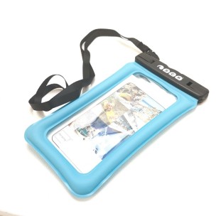 Αδιάβροχη θήκη κινητού με λουράκι που επιπλέει SCK έως 8'' (Γαλάζια)
