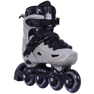 Αυξομειούμενα Inline Skates Αθλοπαιδιά, Γκρί 002.10306/GR (Size 39-42)