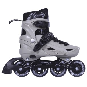 Αυξομειούμενα Inline Skates Αθλοπαιδιά, Γκρί 002.10306/GR (Size 31-34)