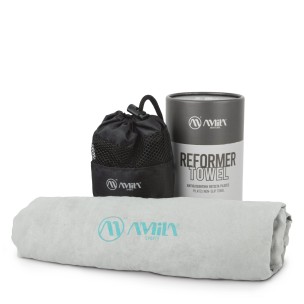 Αντιολισθητική Πετσέτα Pilates ReformerTowel Trinity Pearl Grey Amila 96903