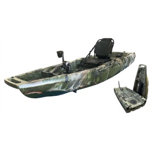 Καγιάκ Διαιρούμενο Gobo Splice Sot Πράσινο Ποδηλατικό Ενός Ατόμου