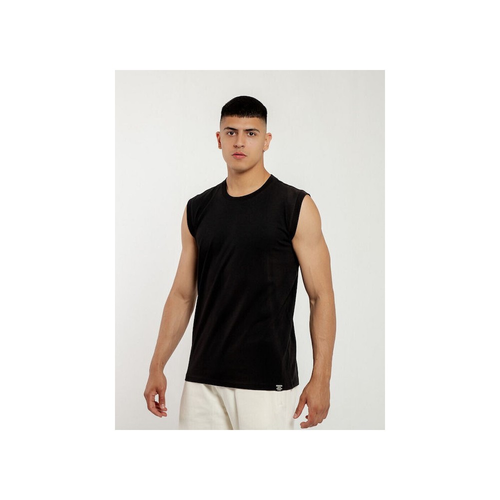 Ανδρικό T-Shirt Be:Nation Essentials Sleeveless Tee 04312501-01 (Black)