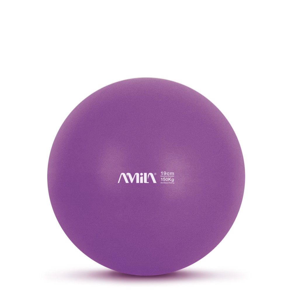 Μπάλα Γυμναστικής Amila Pilates Ball 19 cm Μώβ 95807