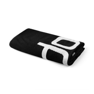 Πετσέτα Θαλάσσης  Logo Towel Fed 0041351-0703 Black/ White