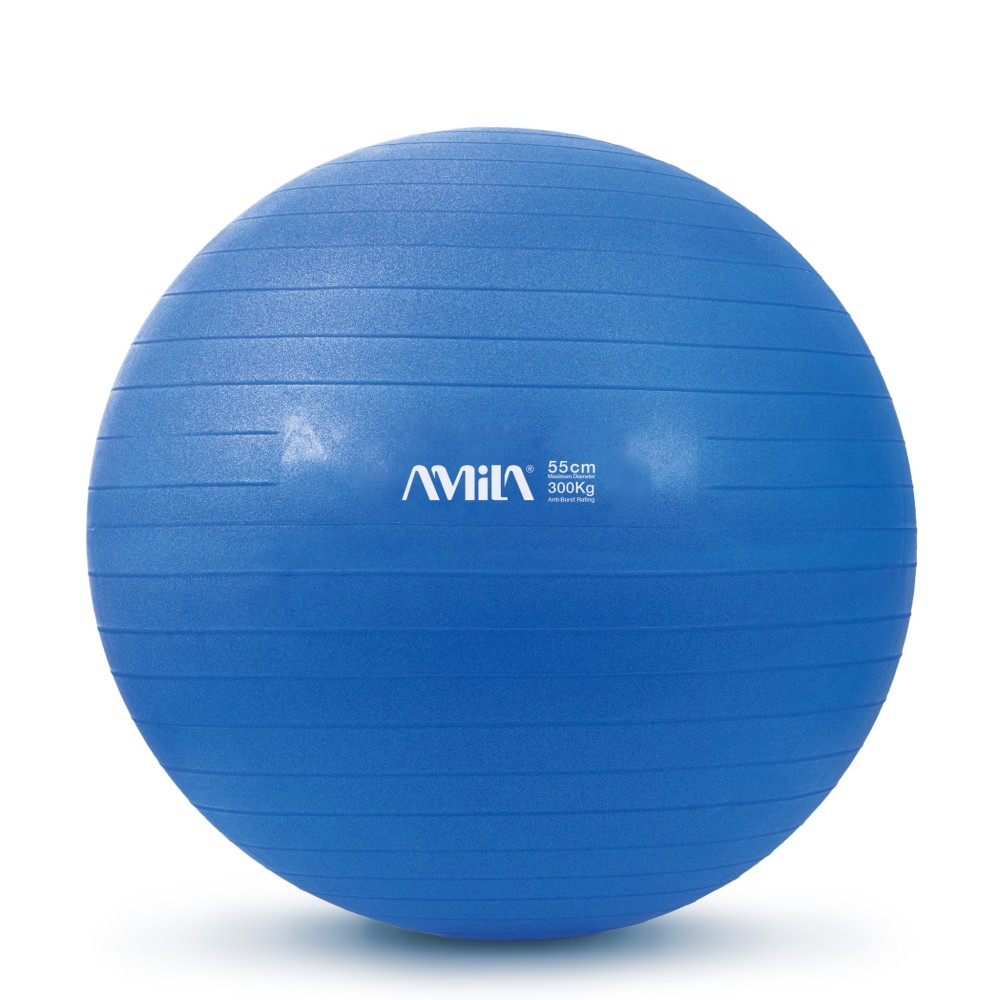 Μπάλα Γυμναστικής Amila Gymball 55cm Μπλέ 95831