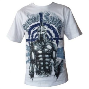 T-shirt "SPARTAN" (λευκό) POWER SYSTEM PS 5000W
