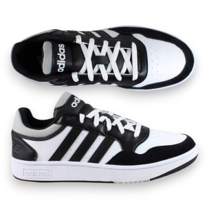 Ανδρικά Αθλητικά Παπούτσια Adidas Hoops 3.0 IH0169 Black-White