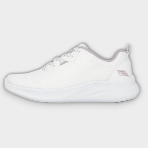 Γυναικεία Παπούτσια Skechers Mesh Lace Up W/ Hotmelt Trim 117730-WHT