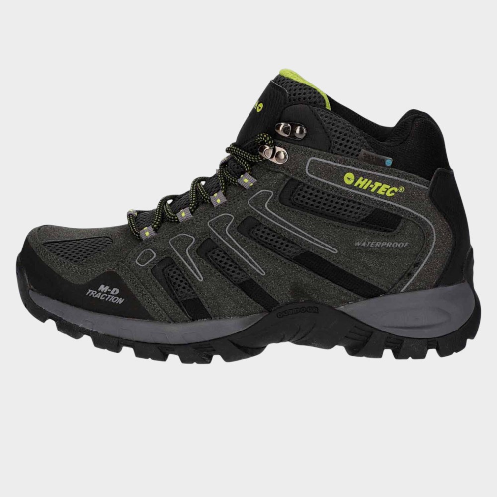 Ανδρικά Μποτάκια Trail Hi-Tec Torca O010250-051 CHARCOAL/CHARTREUSE