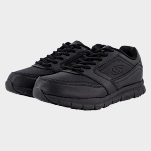 Ανδρικά Παπούτσια Skechers Work Relaxed Fit Nampa SR 77156-BLK