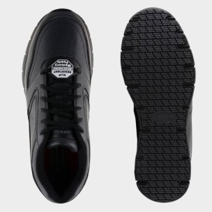 Ανδρικά Παπούτσια Skechers Work Relaxed Fit Nampa SR 77156-BLK