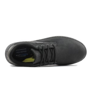 Ανδρικά Παπούτσια Skechers Round Toe Waterproof Lace Up 205234-BLK