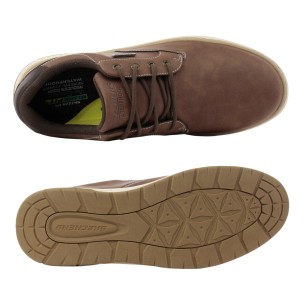 Ανδρικά Παπούτσια Skechers Round Toe Waterproof Lace Up 205234-BRN